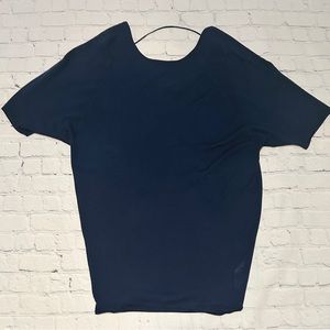 Blue Massimo Duti Wool & Cashmere Blend Sweater / Mini Dress (Med)